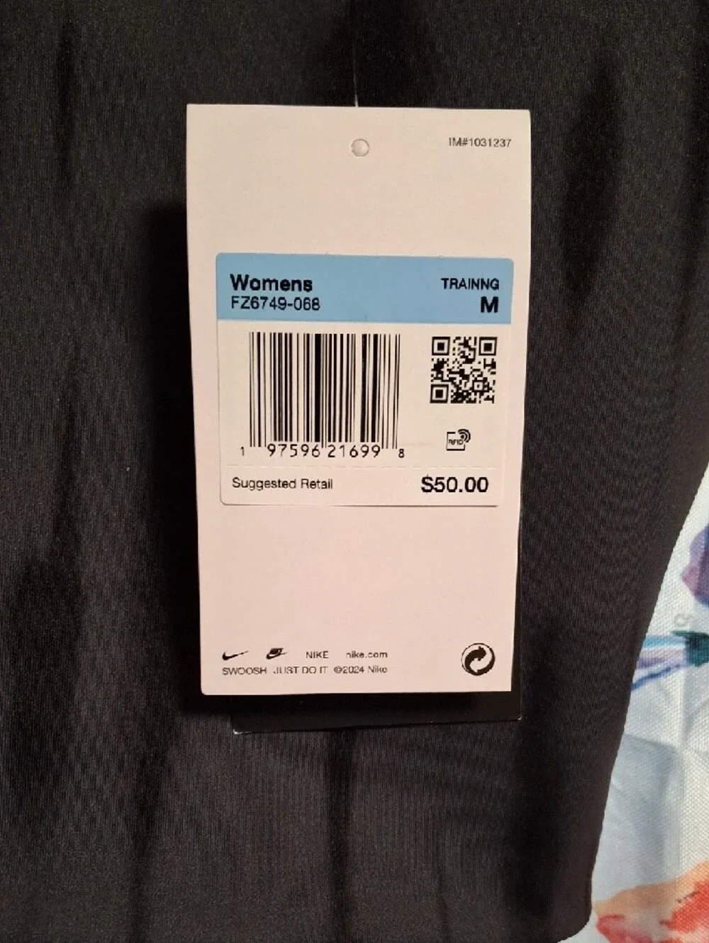 Nike Black Sports Bra Size Meduim - Picture 2 of 4